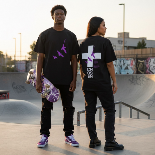 The "Chosen" Oversized Graphic Tee